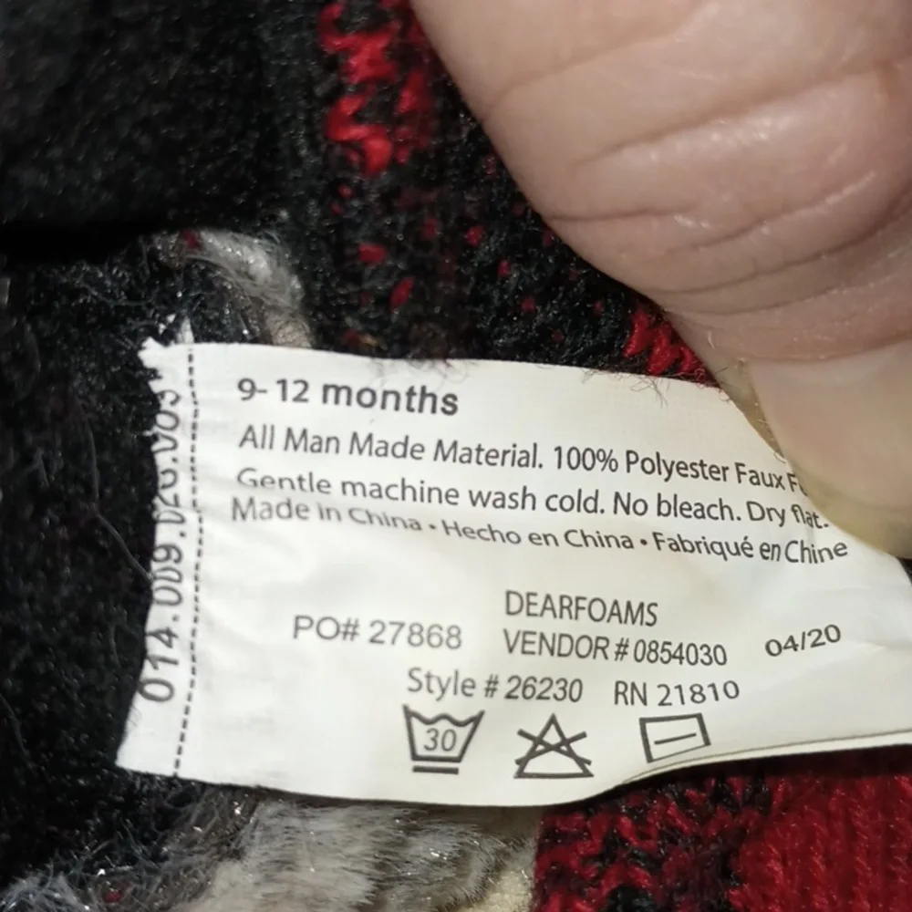 COPY - baby bear house slippers